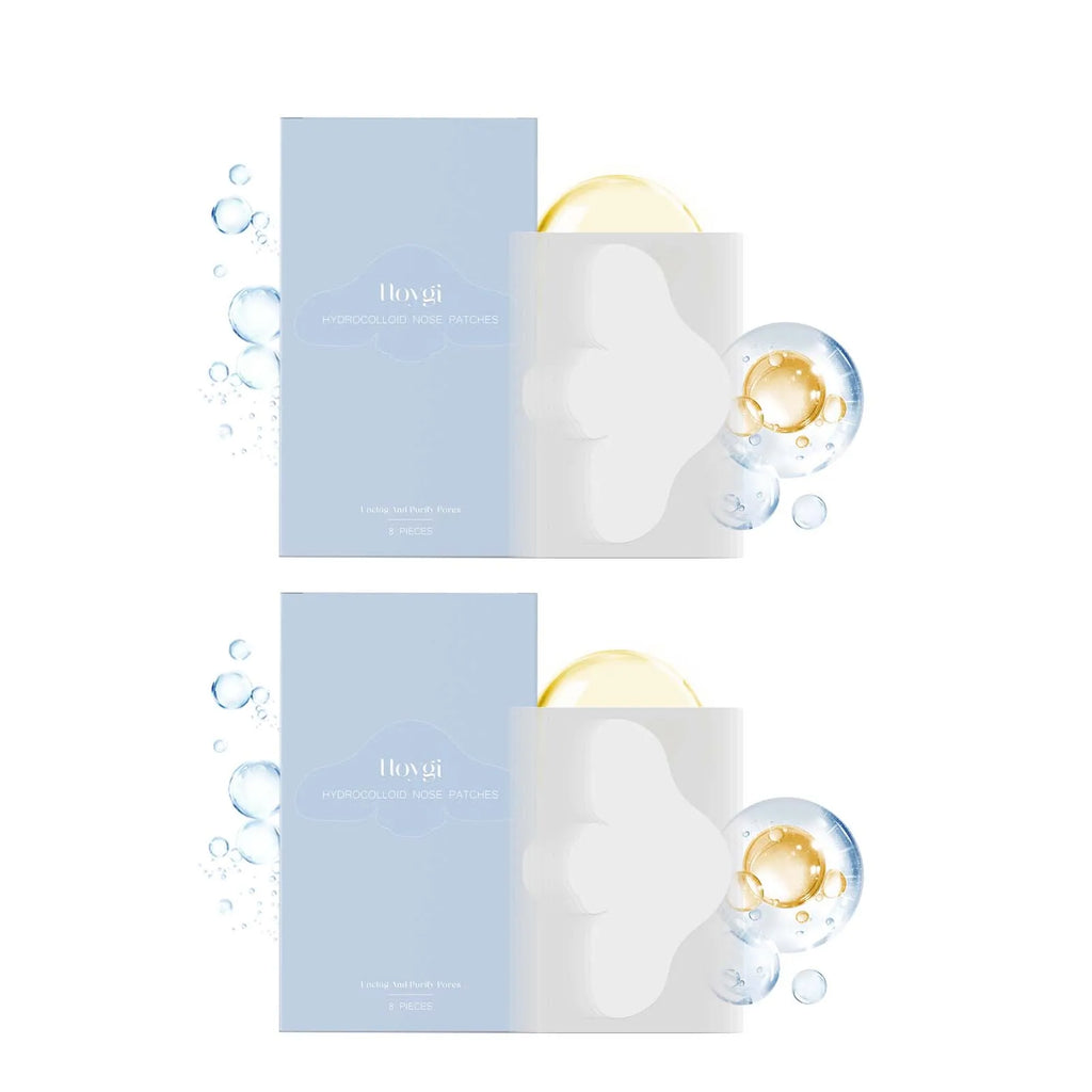 Salicylic Acid Nose Pore Strips Oil Control Hydrocolloid Nose Patches For Nose Blackheads Pimples Removal Refines Pores Non-Tigh